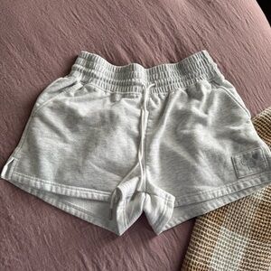 Celebrity Pink Light Gray Athletic Shorts
